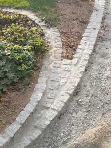 Pavés en aménagement extérieur